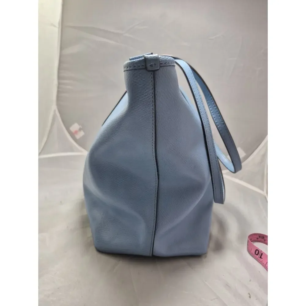 💥 Coach City Zip Leather Women's Tote - Powder Blue Purse Handbag Shoulder Bag